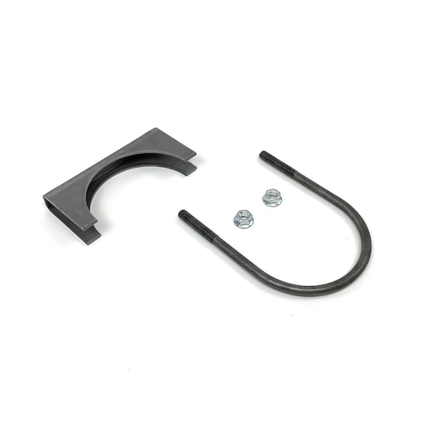 Donaldson Clamp, Exhaust, Std, U-Bolt, Double, Round Band, 3/8-16 In. Unc-2A, 4.00 In. Od Pipe, Steel J000230 - main